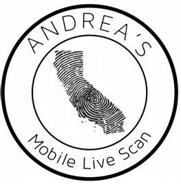 Andrea’s Mobile Live Scan – a whorl of unique impressions.